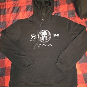 Black Spartan Race Hoodie